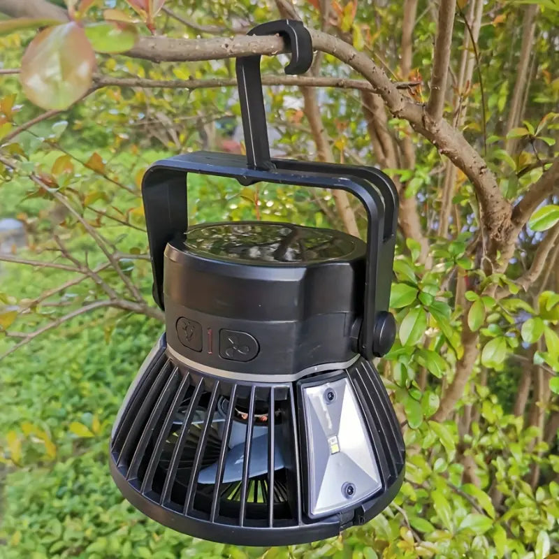 Rechargeable Camping Fan and LED Lantern