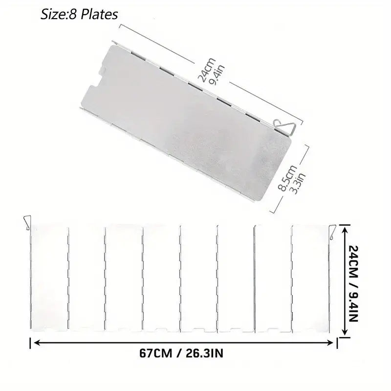 WindBlocker Gas Stove Windshield 🌬️