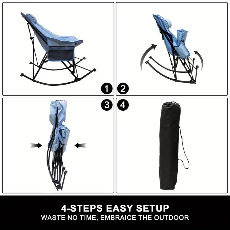 RelaxRoc Oversized Camping Rocking Chair