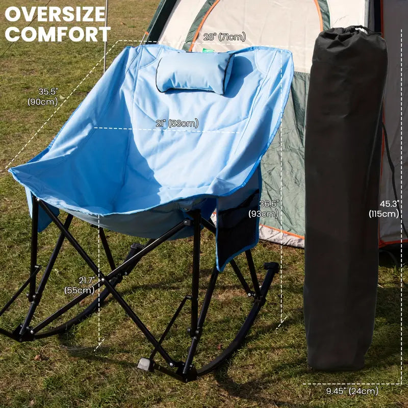 RelaxRoc Oversized Camping Rocking Chair