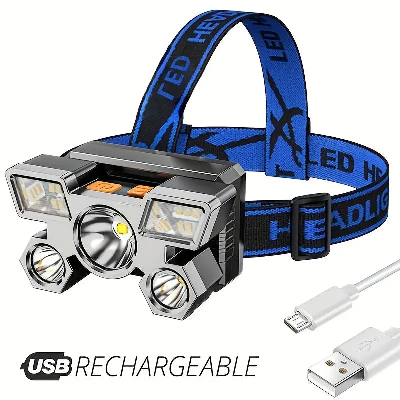 USB Rechargeable Headlamp