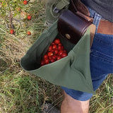 Leather Foraging Bag