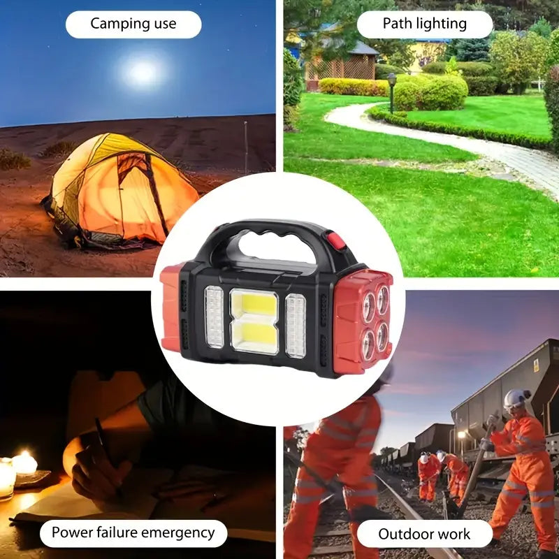 Solar Powered Rechargeable LED Camping Light