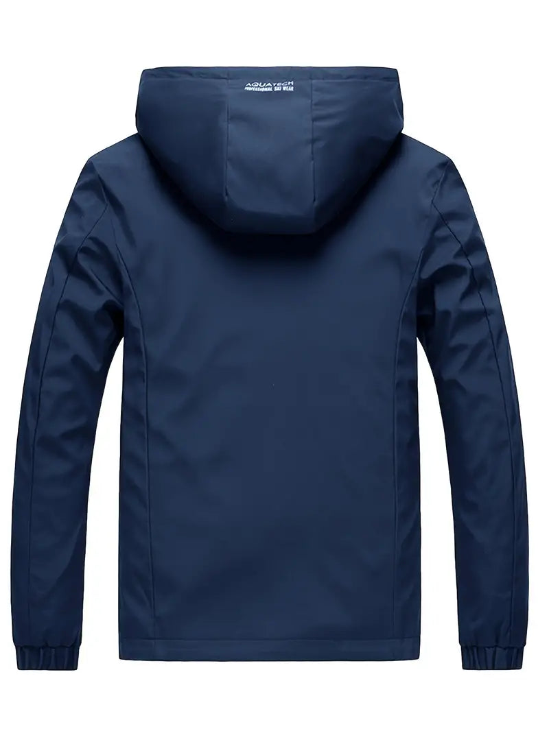 Men's Casual Hooded Windbreaker Jacket