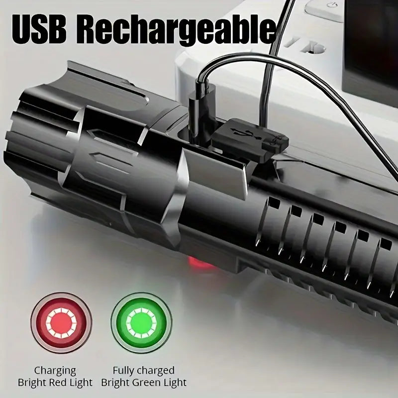 Rechargeable LED Flashlight Set