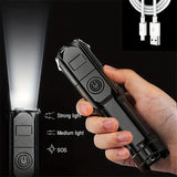 USB Rechargeable Telescopic Spotlight