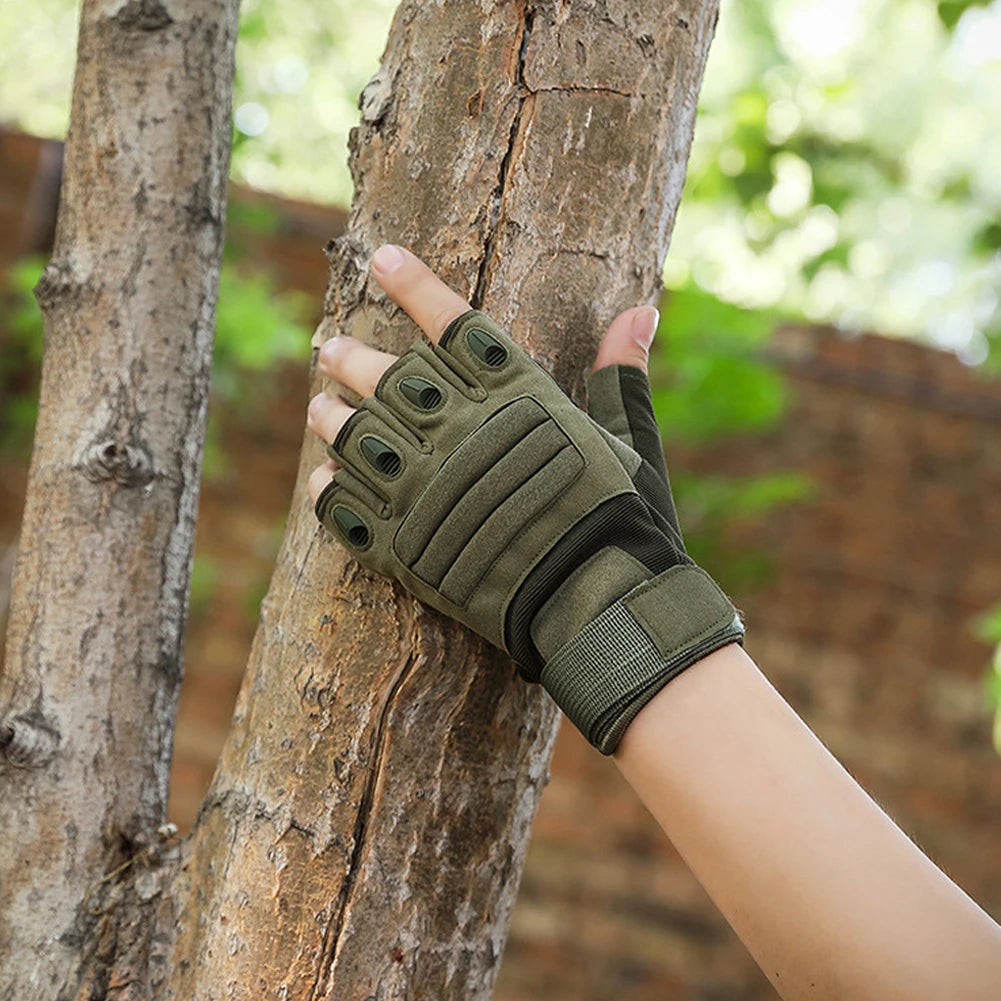 Half Finger Tactical Army Gloves