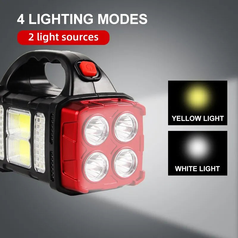 Solar Powered Rechargeable LED Camping Light