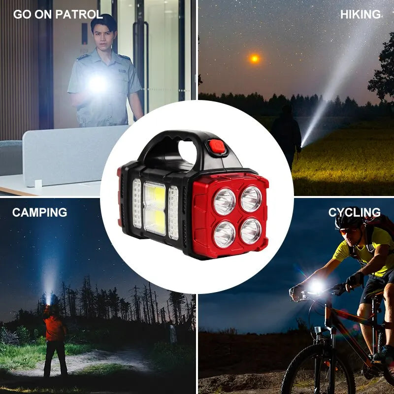 Solar Powered Rechargeable LED Camping Light