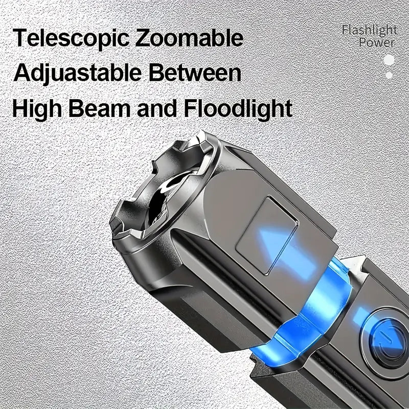 USB Rechargeable Telescopic Spotlight