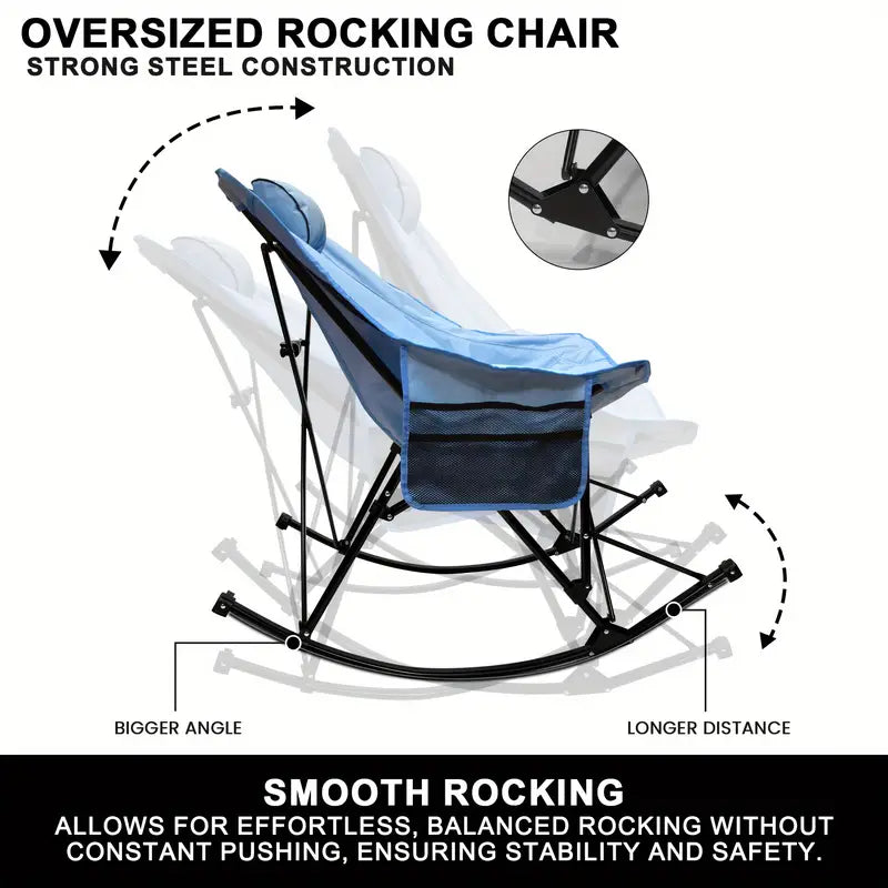 RelaxRoc Oversized Camping Rocking Chair