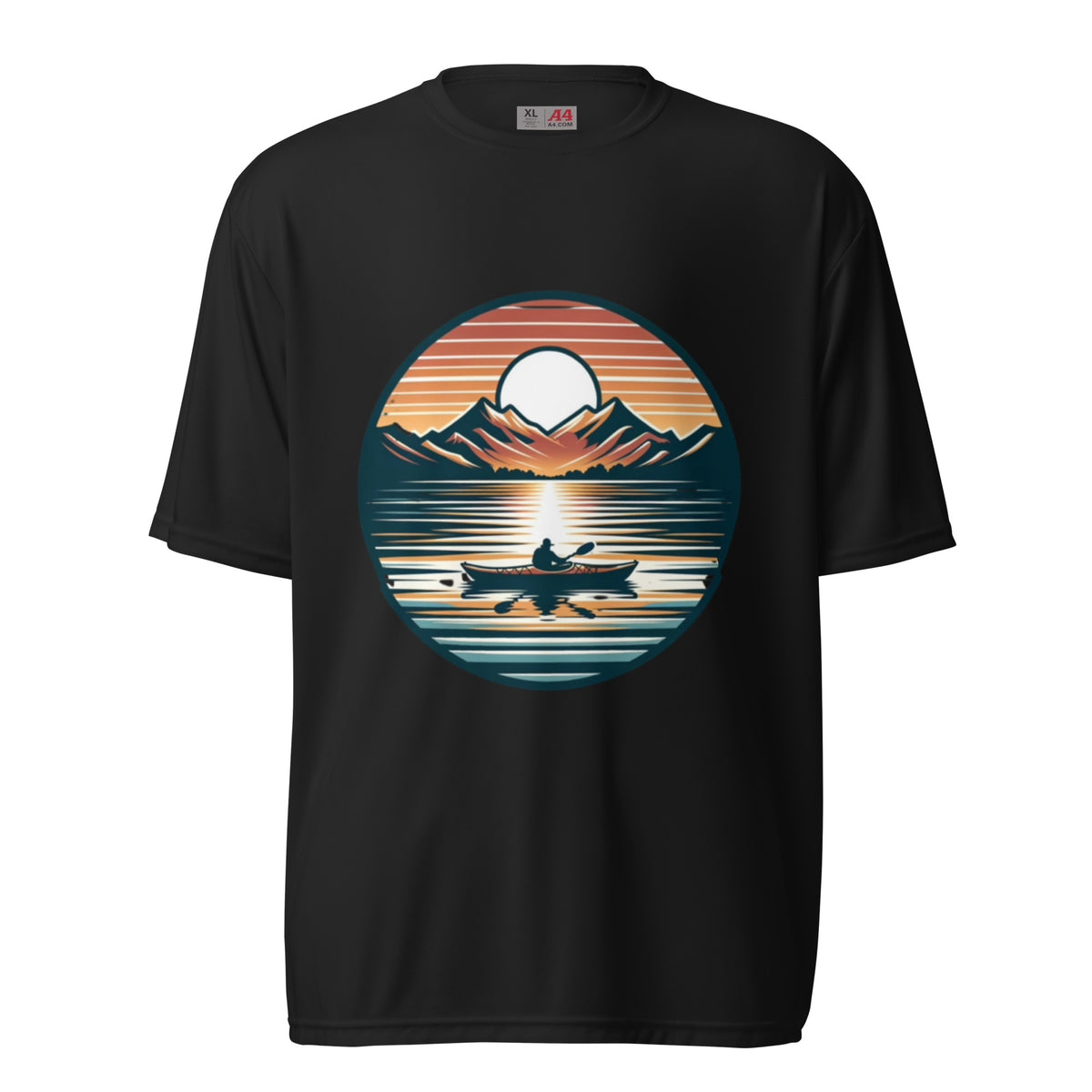 Kayak on a Calm Lake at Sunrise T-Shirt