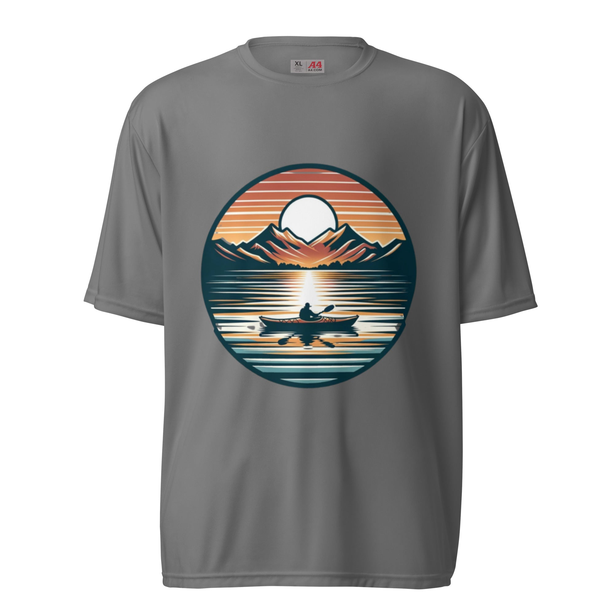 Kayak on a Calm Lake at Sunrise T-Shirt