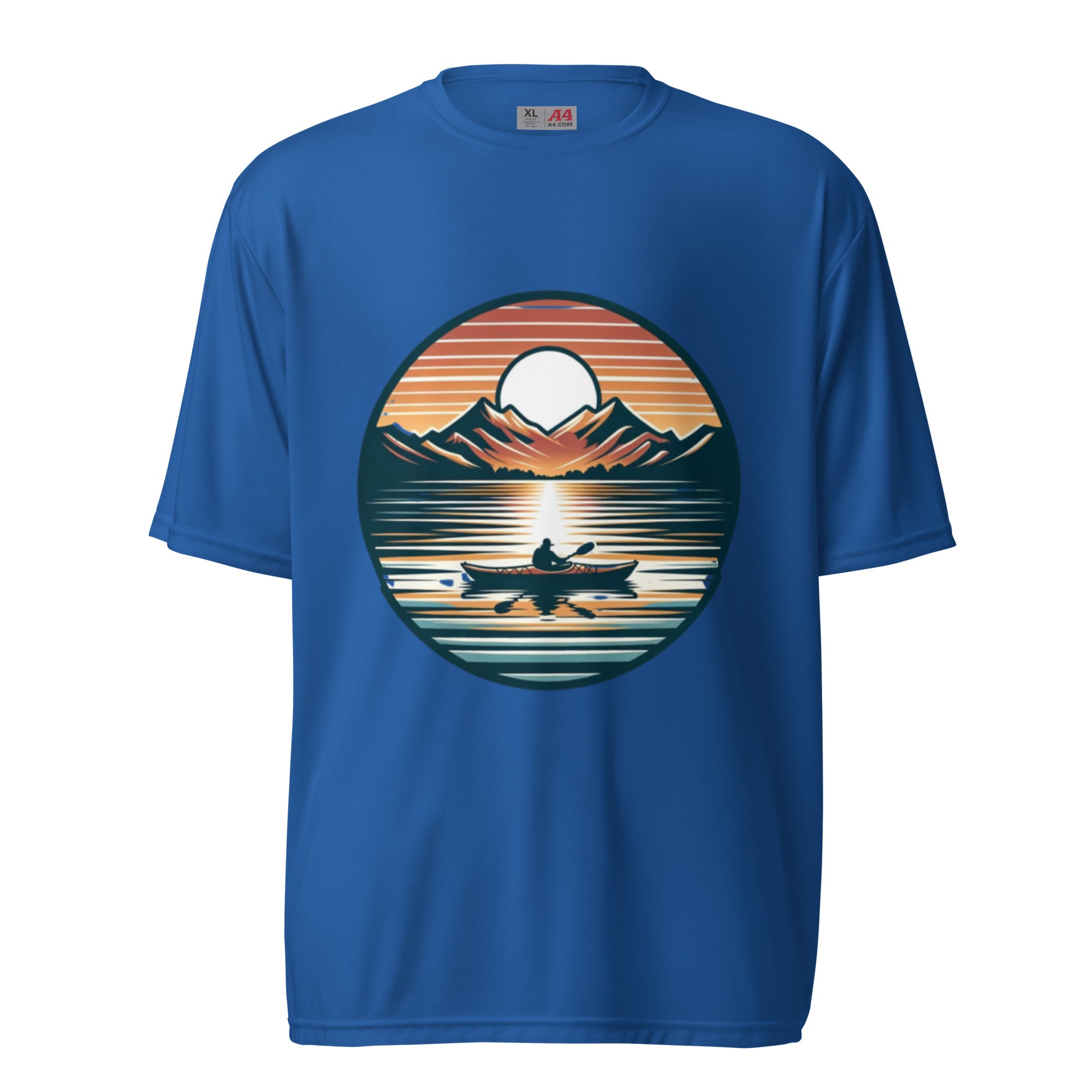 Kayak on a Calm Lake at Sunrise T-Shirt