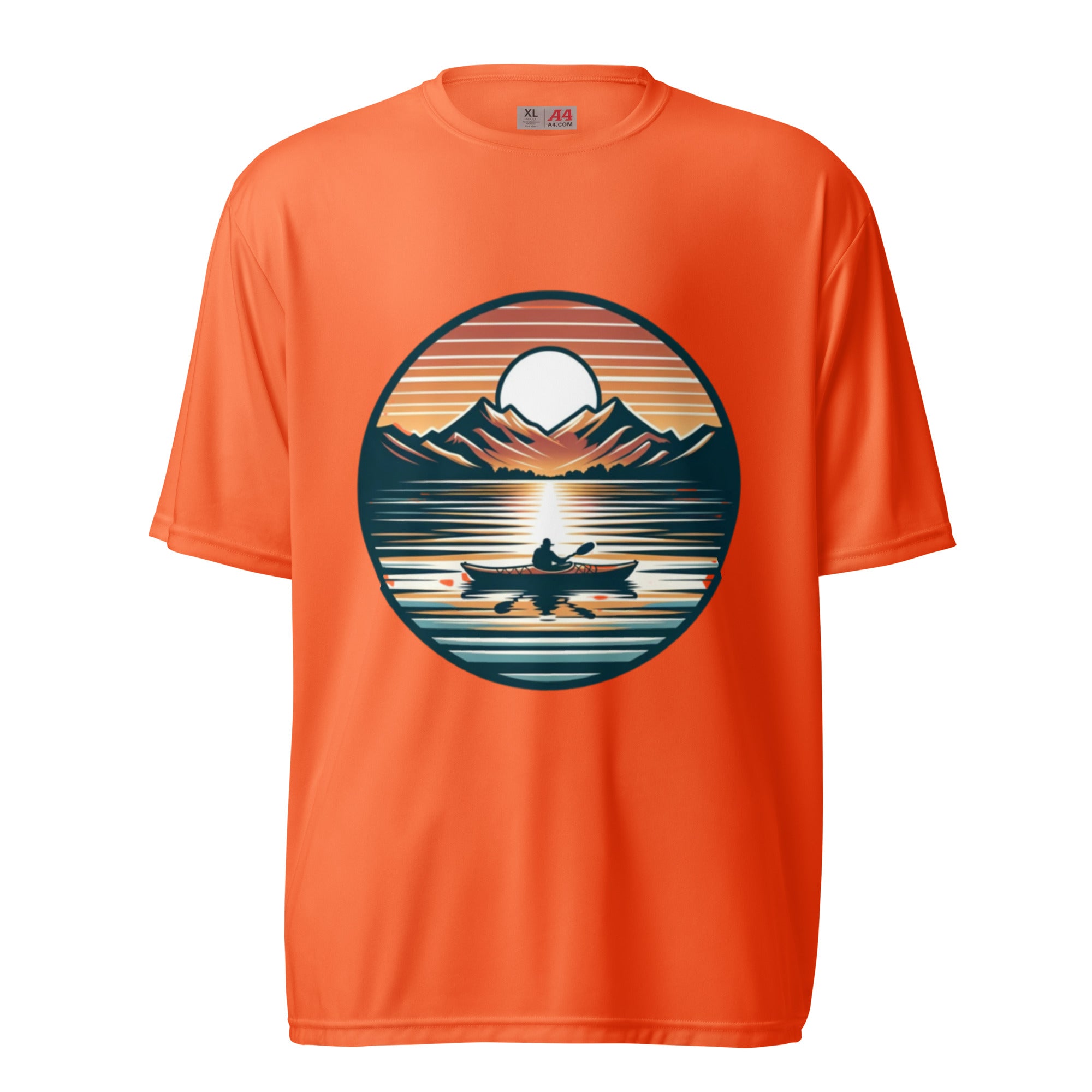 Kayak on a Calm Lake at Sunrise T-Shirt