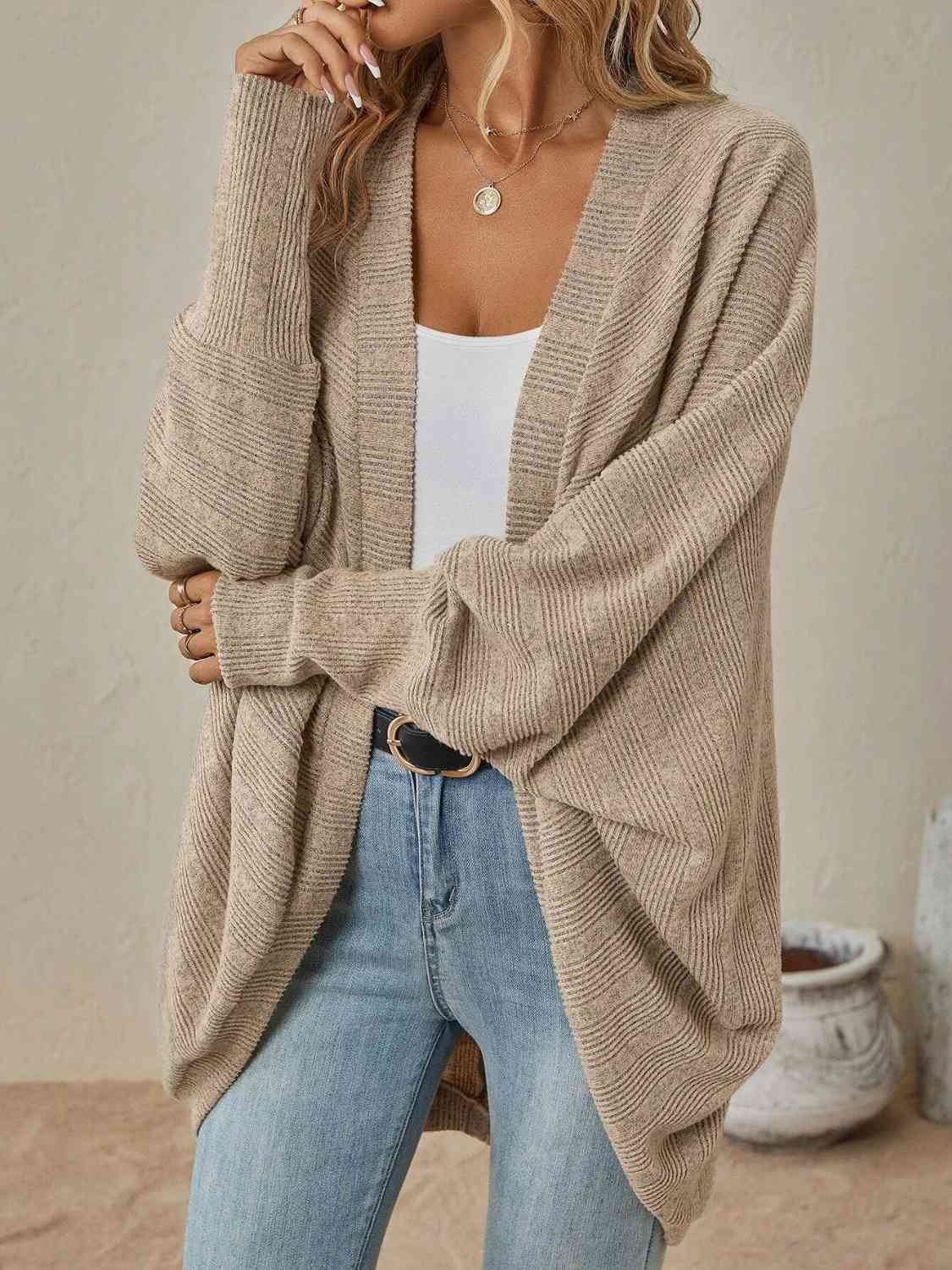 Dropped Shoulder Cardigan