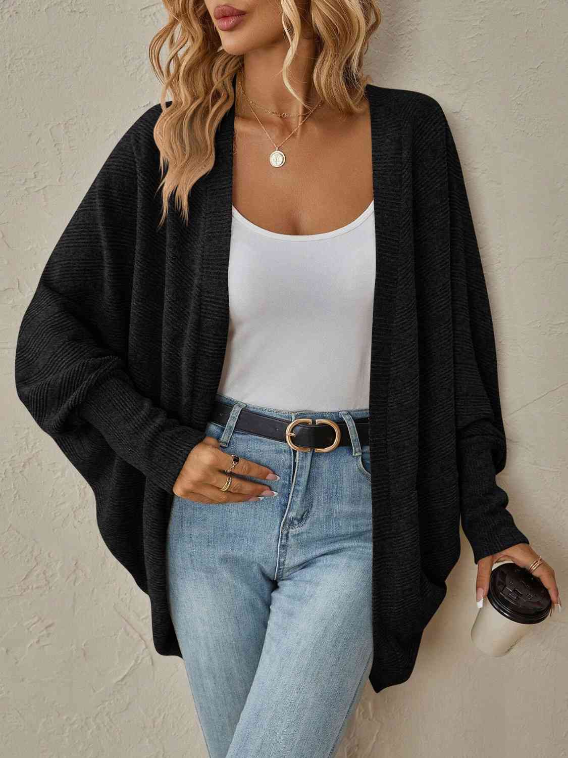 Dropped Shoulder Cardigan