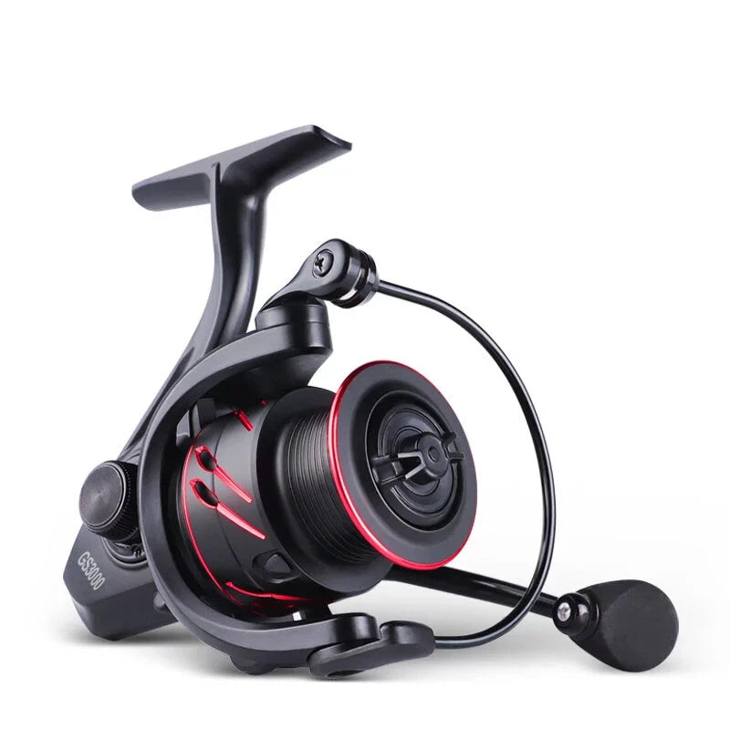 Black Reel with Spool Spinning