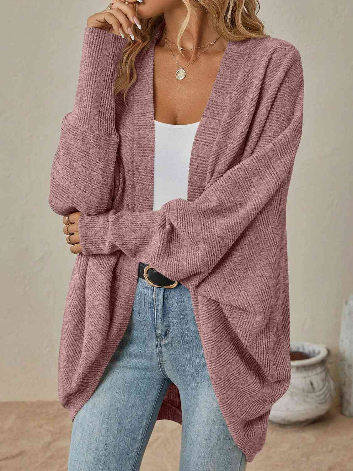 Dropped Shoulder Cardigan